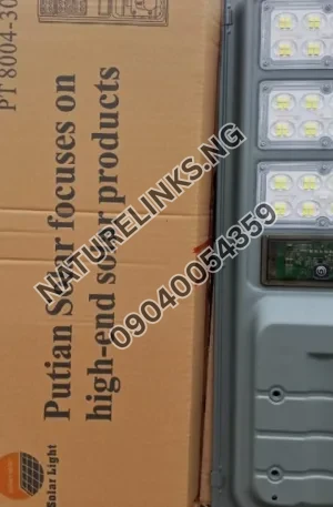 Putian Solar street light PT 8004-300W Price in Nigeria Nature Solar Global Limited 🇳🇬