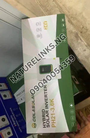 COLA SOLAR PH21-3.6K 24V HYBRID SOLAR INVERTER Price in Nigeria Nature Solar Global Limited 🇳🇬