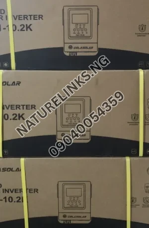 COLASOLAR HYBRID SOLAR INVER PH21-10.2k 48v Price in Nigeria Nature Solar Global Limited 🇳🇬
