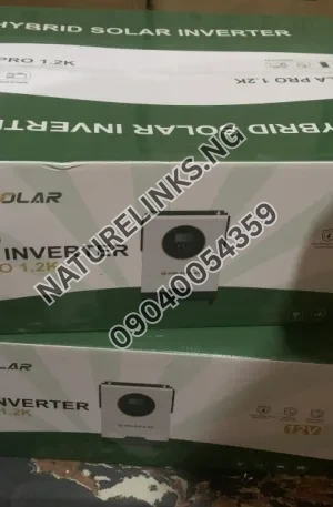 COLASOLAR HYBRID SOLAR INVERTER COLA PRO 1.2K 12v Price in Nigeria Nature Solar Global Limited 🇳🇬