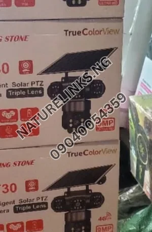 Intelligent Solar PTZ Camera Triple Lens Price in Nigeria Nature Solar Global Limited