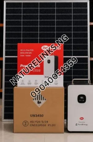 Itel Power Tank 1kWh/500W With 450W Solar Panel Price in Nigeria Nature Solar Global Limited