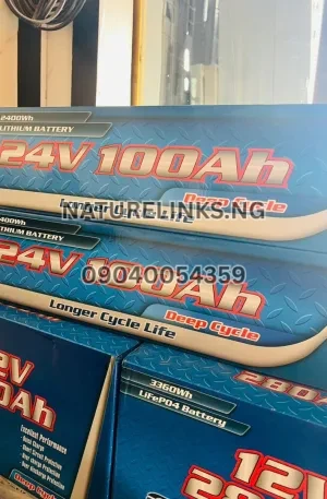 LGP 24v 100ah lithium ion battery Price in Nigeria Nature Solar Global Limited 🇳🇬