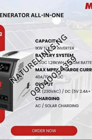 MUST Solar Generator Price in Nigeria Nature Solar Global Limited