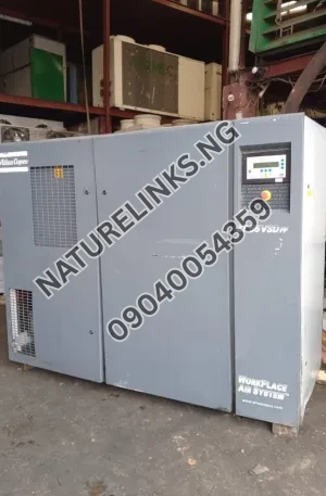 Atlas copco ZT 55VSD FF oilfree industrial crew air compressor 75HP Price in Nigeria Nature Solar Global Limited 🇳🇬