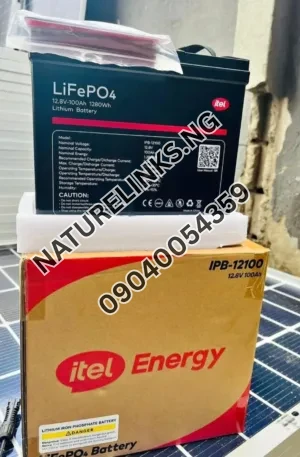 5kWh 51.2V 100Ah Itel Solar Lithium Battery Price in Nigeria Nature Solar Global Limited