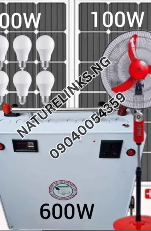 Solar Generator 600W Price in Nigeria Nature Solar Global Limited