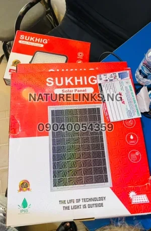 600W Sukhig Solar Flood Light Price in Nigeria Nature Solar Global Limited 🇳🇬