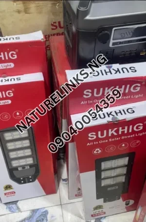 SUKHIG All In One Solar Street Light Price in Nigeria Nature Solar Global Limited 🇳🇬