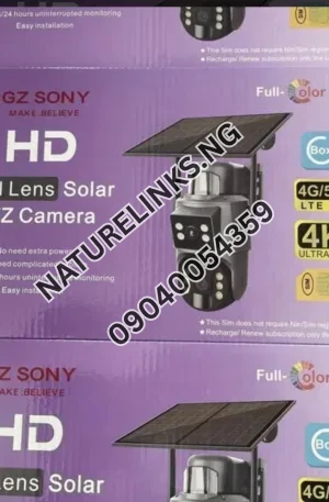 Dual Lens Solar PTZ Camera Price in Nigeria Nature Solar Global Limited