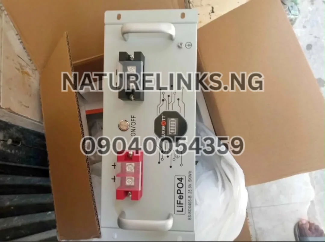 6KWH/24V LUXWATT LIFEPO4 BATTERY Price in Nigeria 6 6KWH/24V LUXWATT LIFEPO4 BATTERY Price in Nigeria Nature Solar Global Limited π³π¬ 6