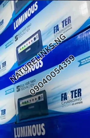 Luminous Eco Volt Neo 1100VA/12V Pure Sine Wave Inverter Price in Nigeria Nature Solar Global Limited