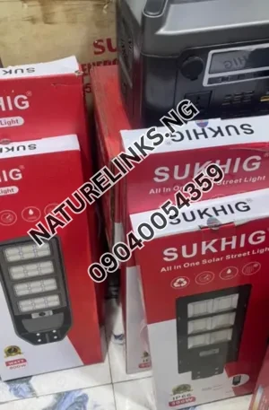 SUKHIG All In One Solar Street Light Price in Nigeria Nature Solar Global Limited 🇳🇬