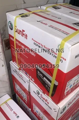 Sunfit 12V 130AH GEL BATTERY Price in Nigeria Nature Solar Global Limited 🇳🇬