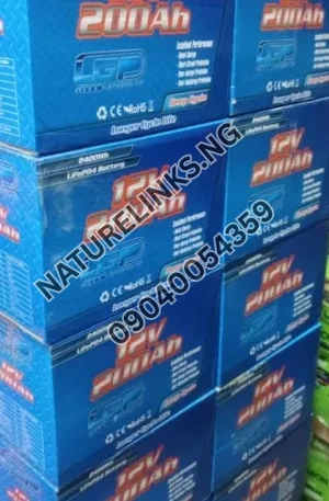 200AH/12V LGP LIFEO4 BATTERY (2400wh) Price in Nigeria Nature Solar Global Limited 🇳🇬