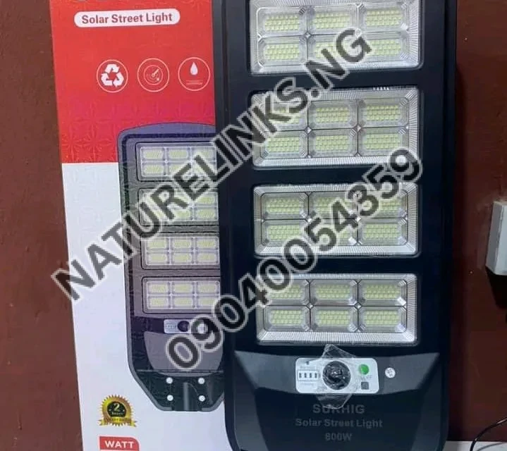 800 Watts Sukhig Solar Street Light Price in Nigeria 800 Watts Sukhig Solar Street Light Price in Nigeria Nature Solar Global Limited π³π¬