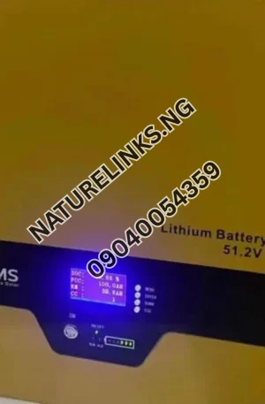 SMS Sunmate Solar 5KWh 51.2V 100AH Lithium Battery Price in Nigeria Nature Solar Global Limited