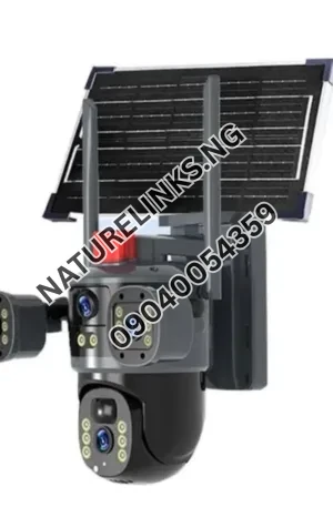 Solar-Powered Security Camera With Multiple Lenses Price in Nigeria Nature Solar Global Limited