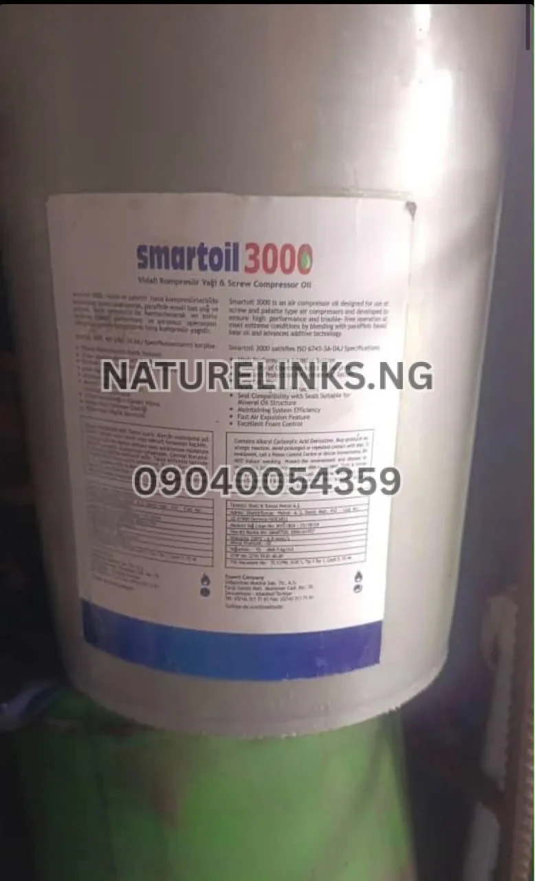 Smartoil 3000 Screw Compressor Oil Price in Nigeria Smartoil 3000 Screw Compressor Oil Price in Nigeria Nature Solar Global Limited