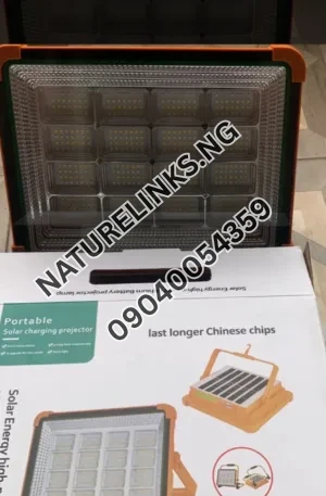 100W Solar Rechargeable Flood Light Price in Nigeria Nature Solar Global Limited