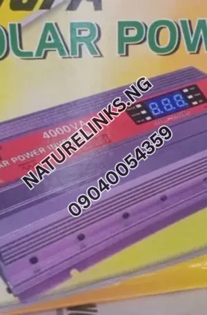 4000VA Solar Power Inverter Price in Nigeria Nature Solar Global Limited