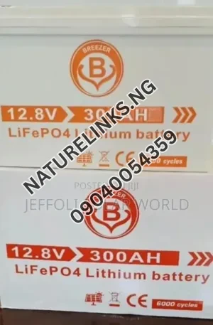Breezer B 12.8V 300AH LiFePO4 Lithium Battery Price in Nigeria Nature Solar Global Limited
