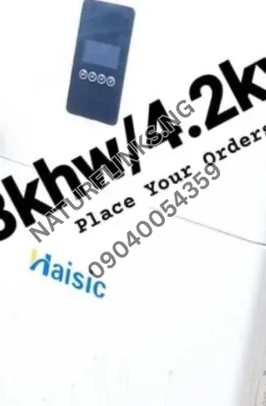 Haisic 8khw/4.2kva Solar generator Price in Nigeria Nature Solar Global Limited 🇳🇬