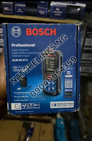BOSCH Professional Laser measure Laser-Entfernungsmesser Télémètre laser GLM 50-27 C Price in Nigeria BOSCH Professional Laser measure Laser-Entfernungsmesser Télémètre laser GLM 50-27 C Price in Nigeria Nature Solar Global Limited 🇳🇬