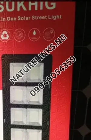 500W All-In-One Solar Street Light Price in Nigeria Nature Solar Global Limited 🇳🇬