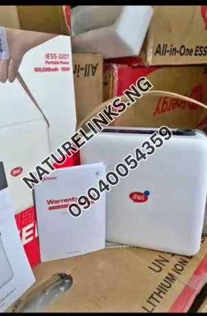 itel 100,000MAH MINI POWER STATION 130WATTS Price in Nigeria Nature Solar Global Limited