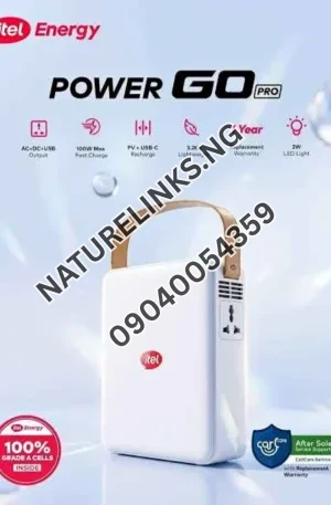 itel Power Go Pro 100,000mAh (320Wh) Capacity Price in Nigeria Nature Solar Global Limited 🇳🇬