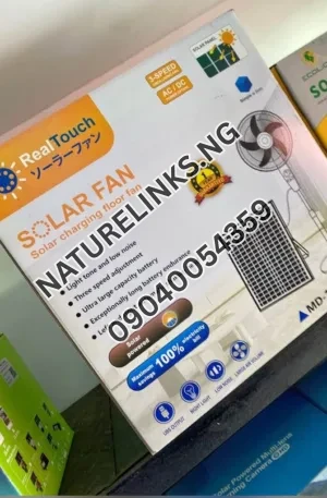 Real Touch Solar Charging Floor Fan Price in Nigeria Nature Solar Global Limited