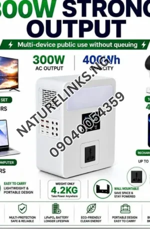 Solar Generator 300W Price in Nigeria Nature Solar Global Limited