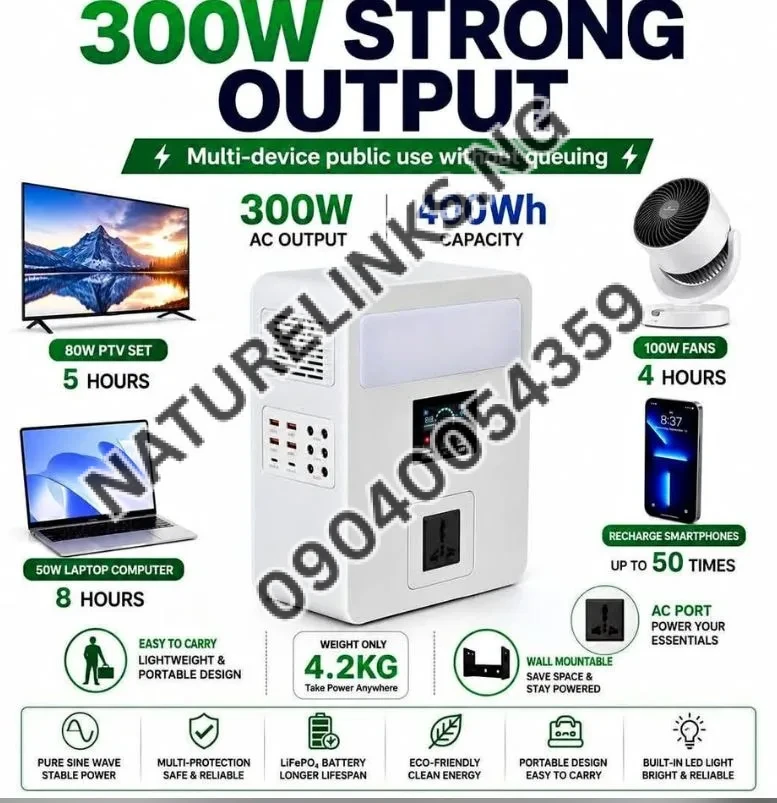 Solar Generator 300W Price in Nigeria Solar Generator 300W Price in Nigeria Nature Solar Global Limited