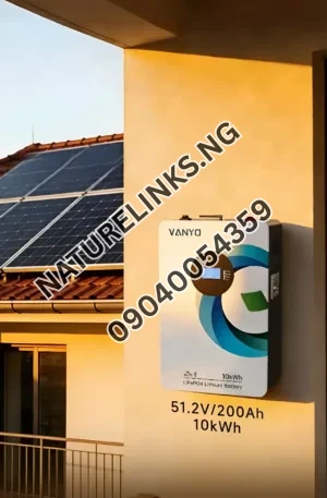 10kWh 48V Vanyo Lithium Battery Price in Nigeria Nature Solar Global Limited