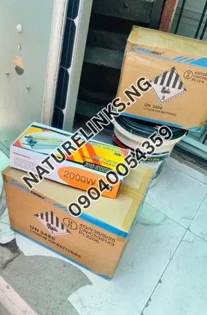 Cworth 200Ah Lithium Battery 12V Price in Nigeria Nature Solar Global Limited