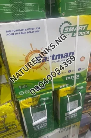 Eastman Tall Tubular Battery 220Ah Price in Nigeria Nature Solar Global Limited