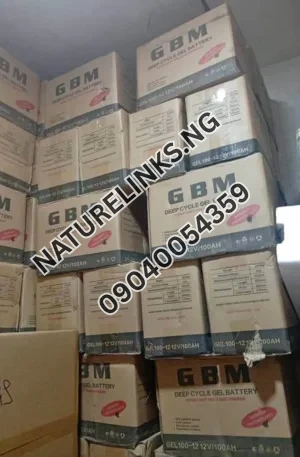 GBM 100Ah Deep Cycle Gel Battery 12V Price in Nigeria 2 GBM 100Ah Deep Cycle Gel Battery 12V Price in Nigeria Nature Solar Global Limited 2