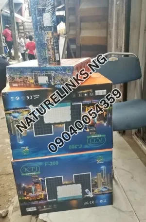 KTJ SOLAR STREET LIGHT 200W Price in Nigeria Nature Solar Global Limited