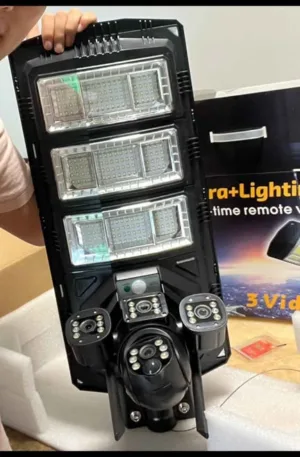 450w street light with 3 lens security camera with free 64gb Price in Nigeria Nature Solar Global Limited 2