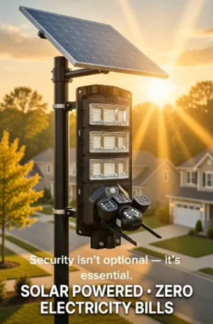 450w street light with 3 lens security camera with free 64gb Price in Nigeria Nature Solar Global Limited