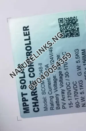 Felicity MPPT Solar Charge Controller 120A Price in Nigeria Nature Solar Global Limited