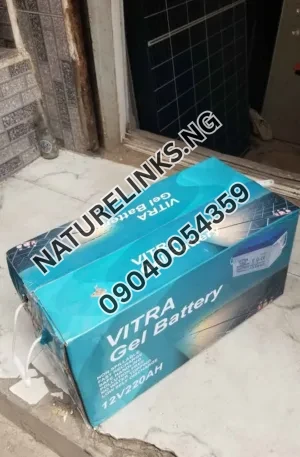 220Ah Vitara Battery Price in Nigeria Nature Solar Global Limited