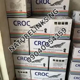 Croc Solar Gel Battery 200AH 12v Price in Nigeria Croc Solar Gel Battery 200AH 12v Price in Nigeria Nature Solar Global Limited