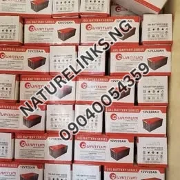 Quantum Solar Gel Battery Price in Nigeria Nature Solar Global Limited