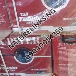 Jupiter Solar Tubular Battery Price in Nigeria Nature Solar Global Limited