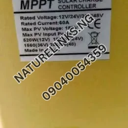 SMS Charge Controller Price in Nigeria Nature Solar Global Limited
