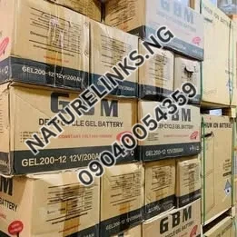 GBM Solar Gel Battery Price in Nigeria Nature Solar Global Limited