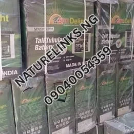 SunDelight Solar Tubular Battery Price in Nigeria Nature Solar Global Limited