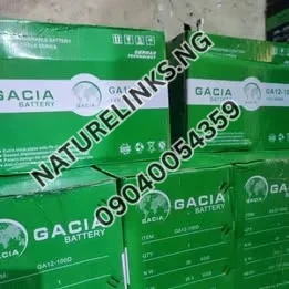 Gacia Solar Gel Battery 100AH Price in Nigeria Nature Solar Global Limited